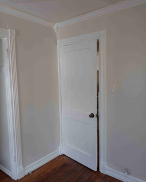 Interior paint work example